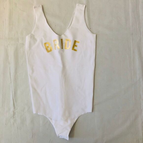 Commando Womens Tank Bodysuit Bride Wedding Bridal - Picture 3 of 5